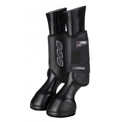 LeMieux Carbon Air XC Boots Black -Front