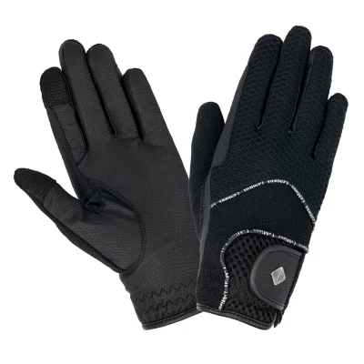 LeMieux 3D Mesh Riding Gloves Black