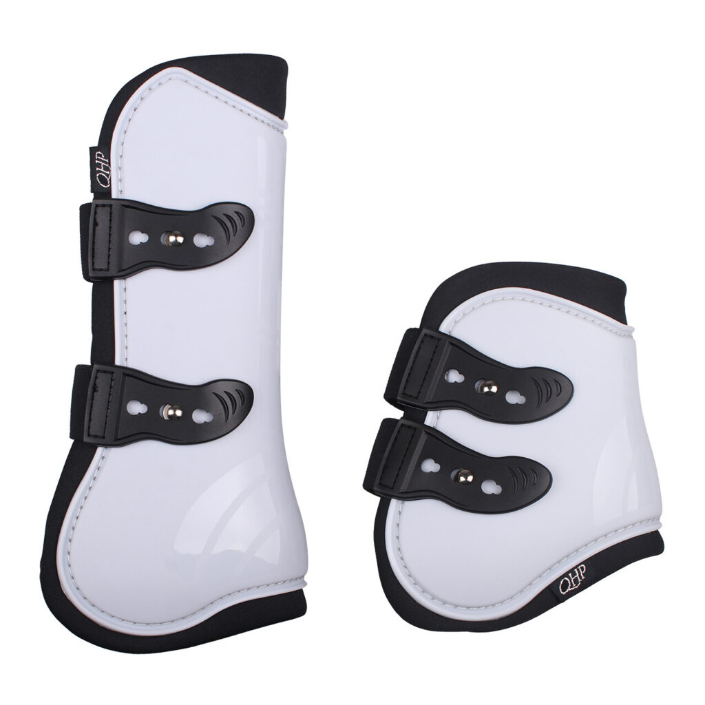 QHP Tendon boots setWhite ValleyHorsewear