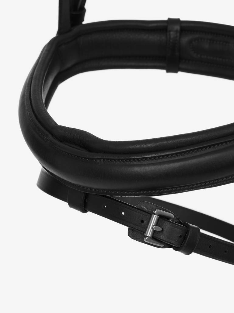 LeMieux Arika Dressage Bridle Black/Silver - Image 3