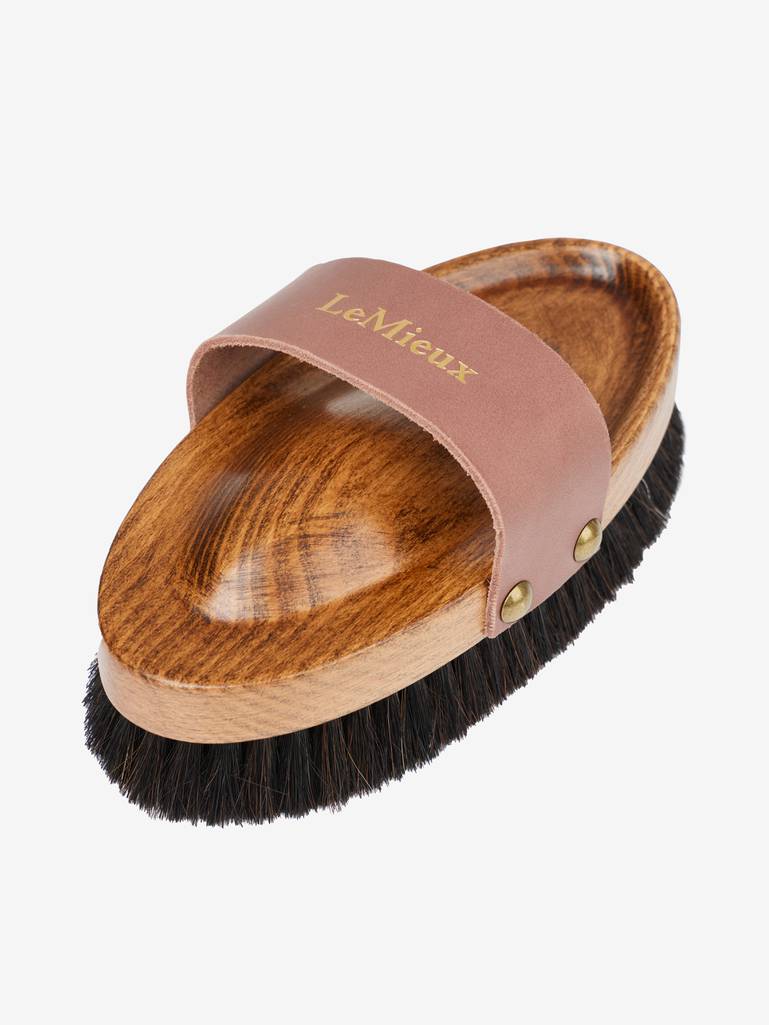 LeMieux Artisan Lambswool Body Brush Brown