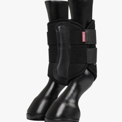 LeMieux Mesh Brushing Boots Black
