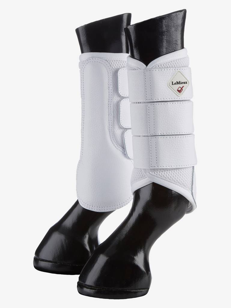 White Woof Wear Brushing Boots Full Size
