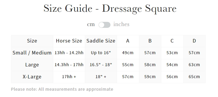 LeMieux Suede Dressage Square White-Small/Medium - Image 3