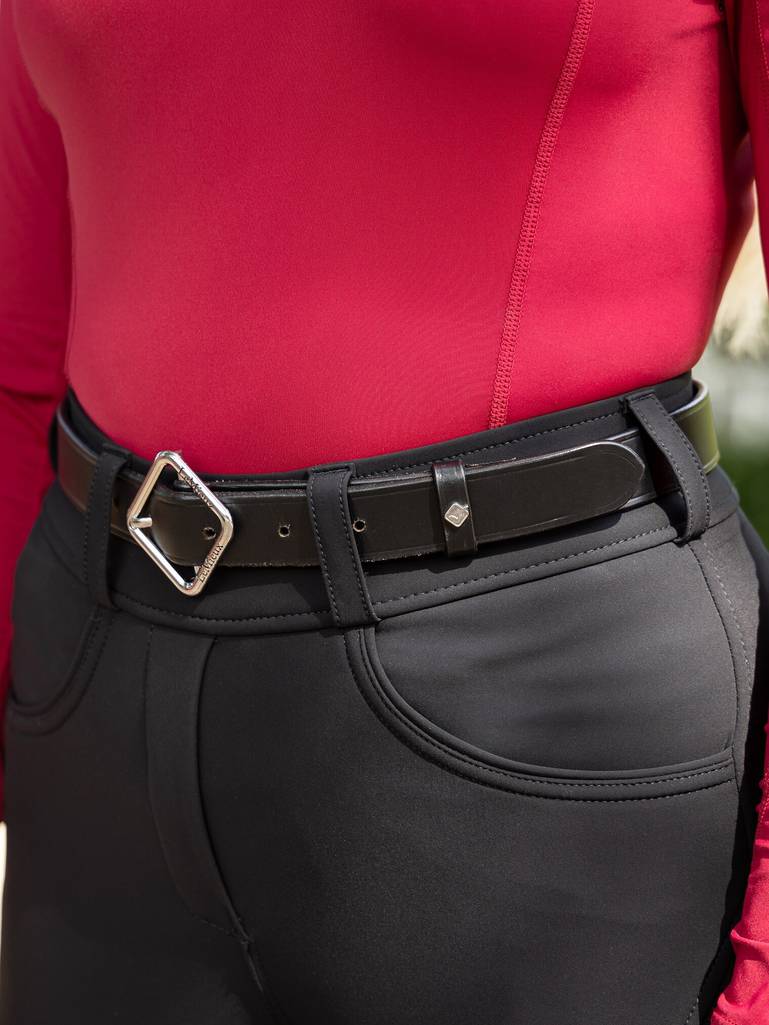 LeMieux Cleo Leather Belt Black - Image 2