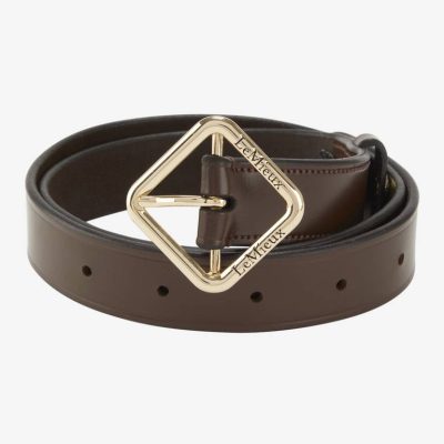 LeMieux Cleo Leather Belt Brown