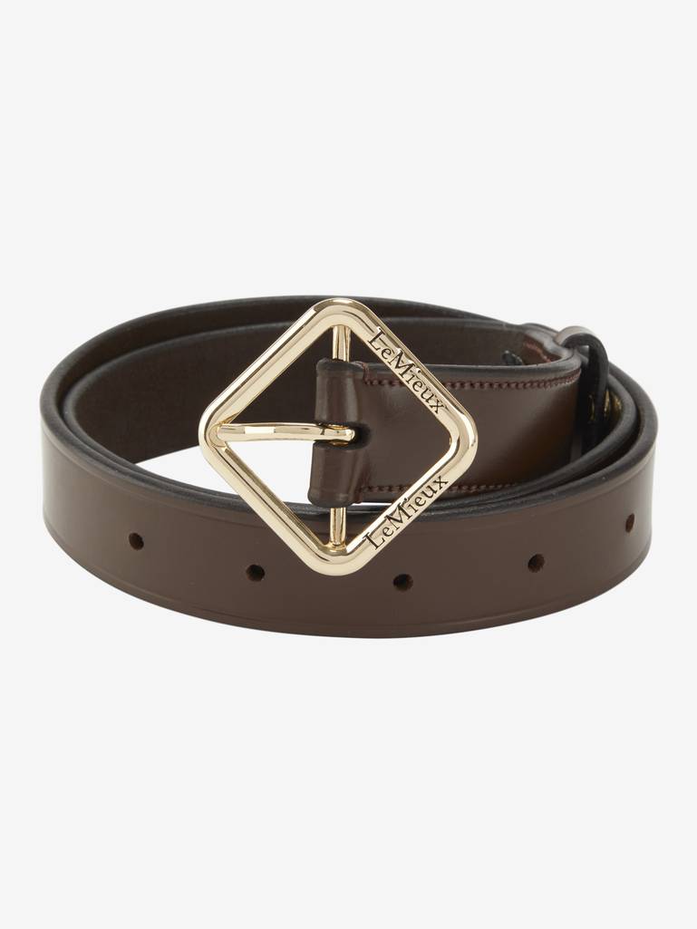 LeMieux Cleo Leather Belt Brown