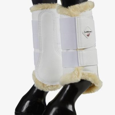 LeMieux Fleece Lined Brushing Boots White