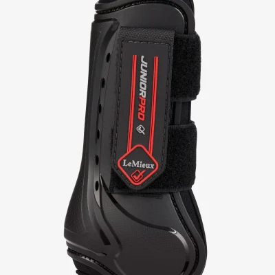 Junior Pro Tendon Boots Black