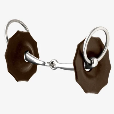 Contoured Rubber Bit Guards Brown