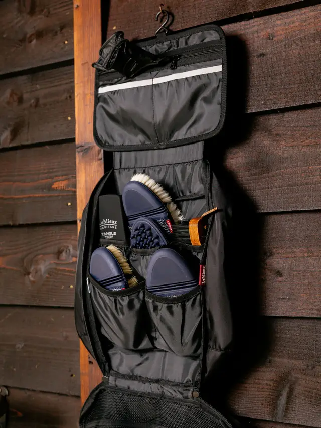 Fold Down Pocket Organiser Black - Image 2