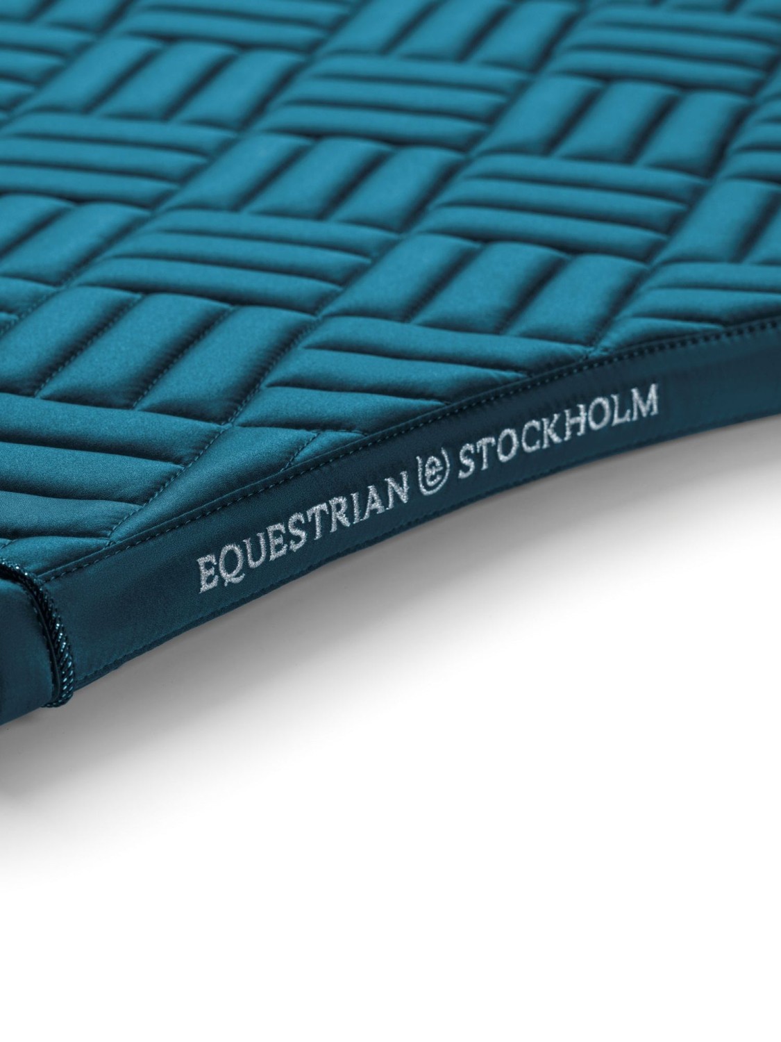 Equestrian Stockholm Dressage Saddle Pad Teal Blue - Image 4