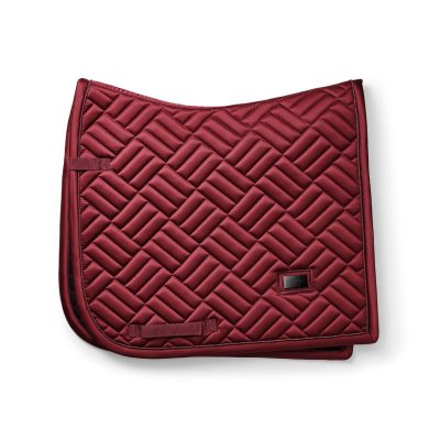 Equestrian Stockholm Dressage Saddle Pad Modern Bordeaux