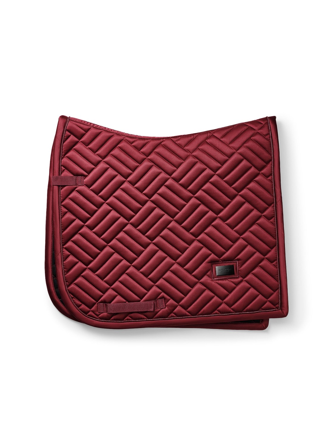 Equestrian Stockholm Dressage Saddle Pad Modern Bordeaux