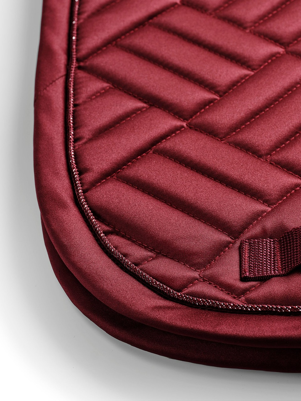 Equestrian Stockholm Dressage Saddle Pad Modern Bordeaux - Image 3
