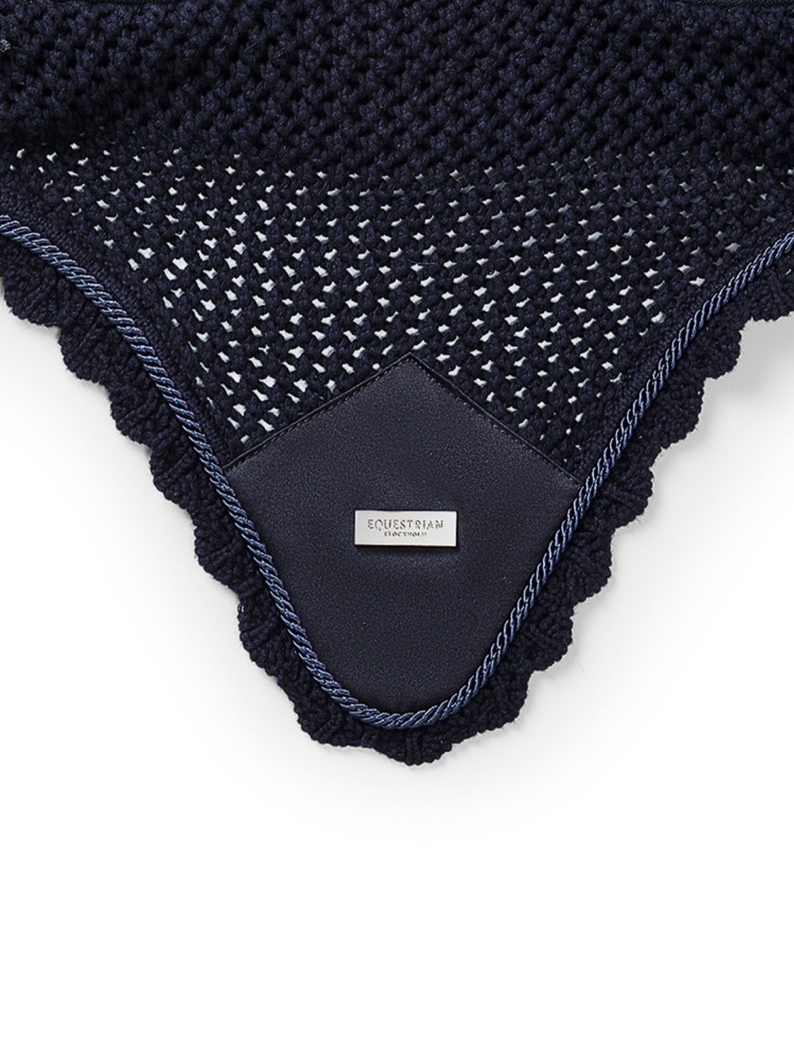 Equestrian Stockholm Soundless Bonnet Silver Navy - Image 4