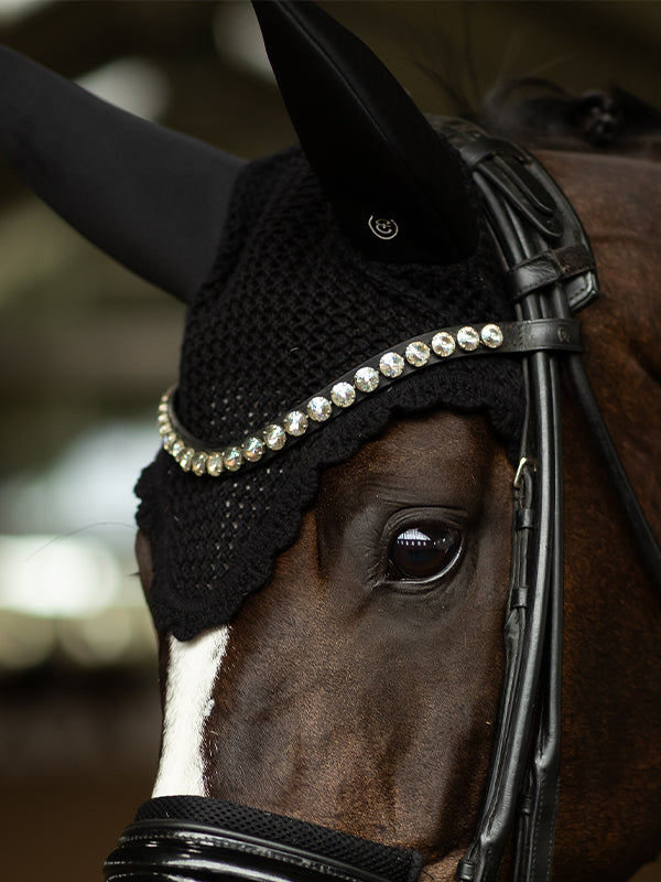 Equestrian Stockholm Soundless Bonnet Clean Black - Image 2