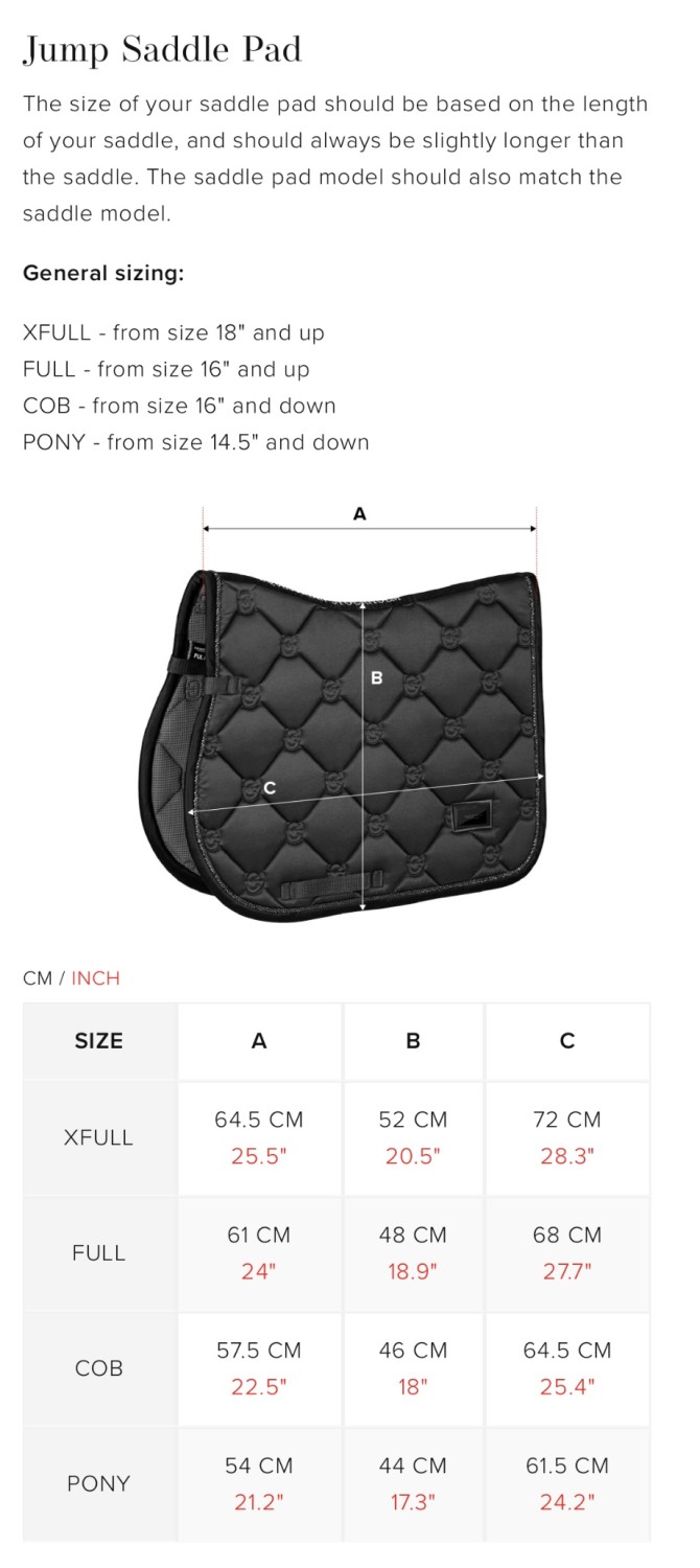 Equestrian Stockholm Jump Saddle Pad Midnight White Edge - Image 8