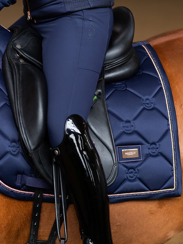 Equestrian Stockholm Dressage Saddle Pad Lagoon Blush - Image 6