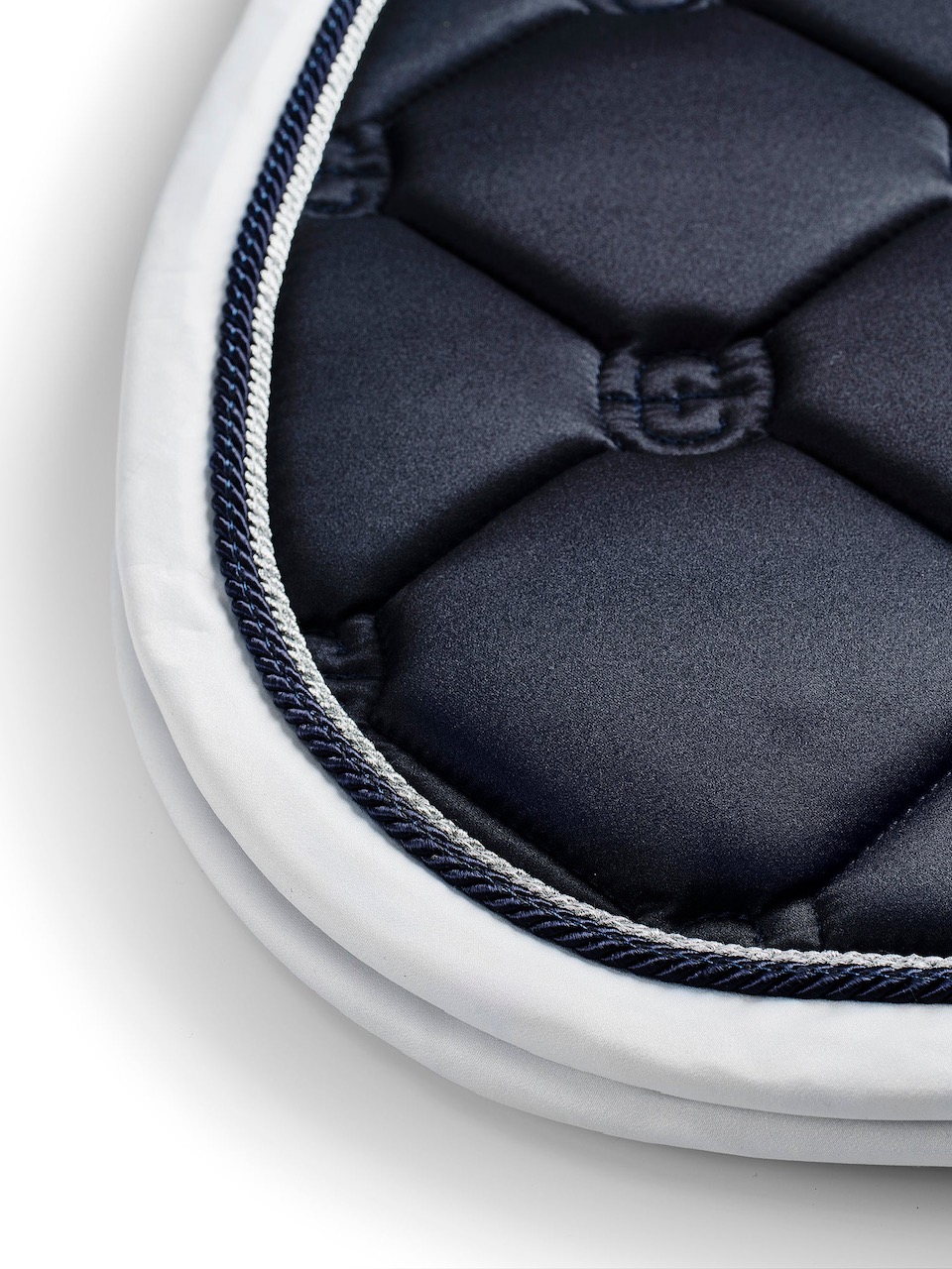 Equestrian Stockholm Jump Saddle Pad Midnight White Edge - Image 6