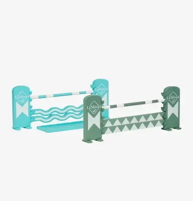 Toy Pony Jump Set Azure/Sage/White