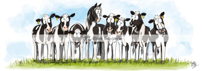 Emily Cole ‘Cow Pony’ – Fine Bone China Mug - Image 2