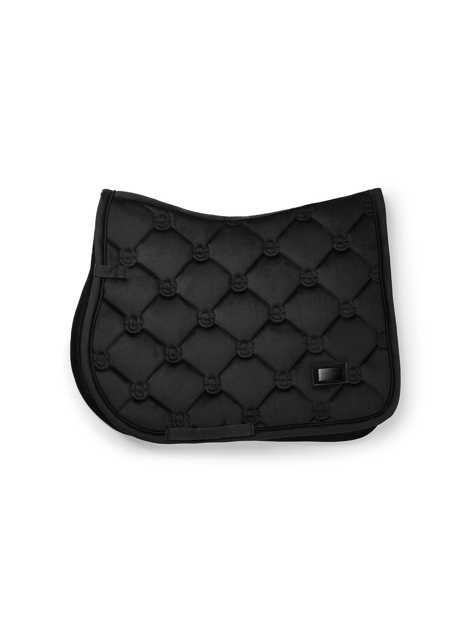 Equestrian Stockholm Jump Saddle Pad Velvet Black