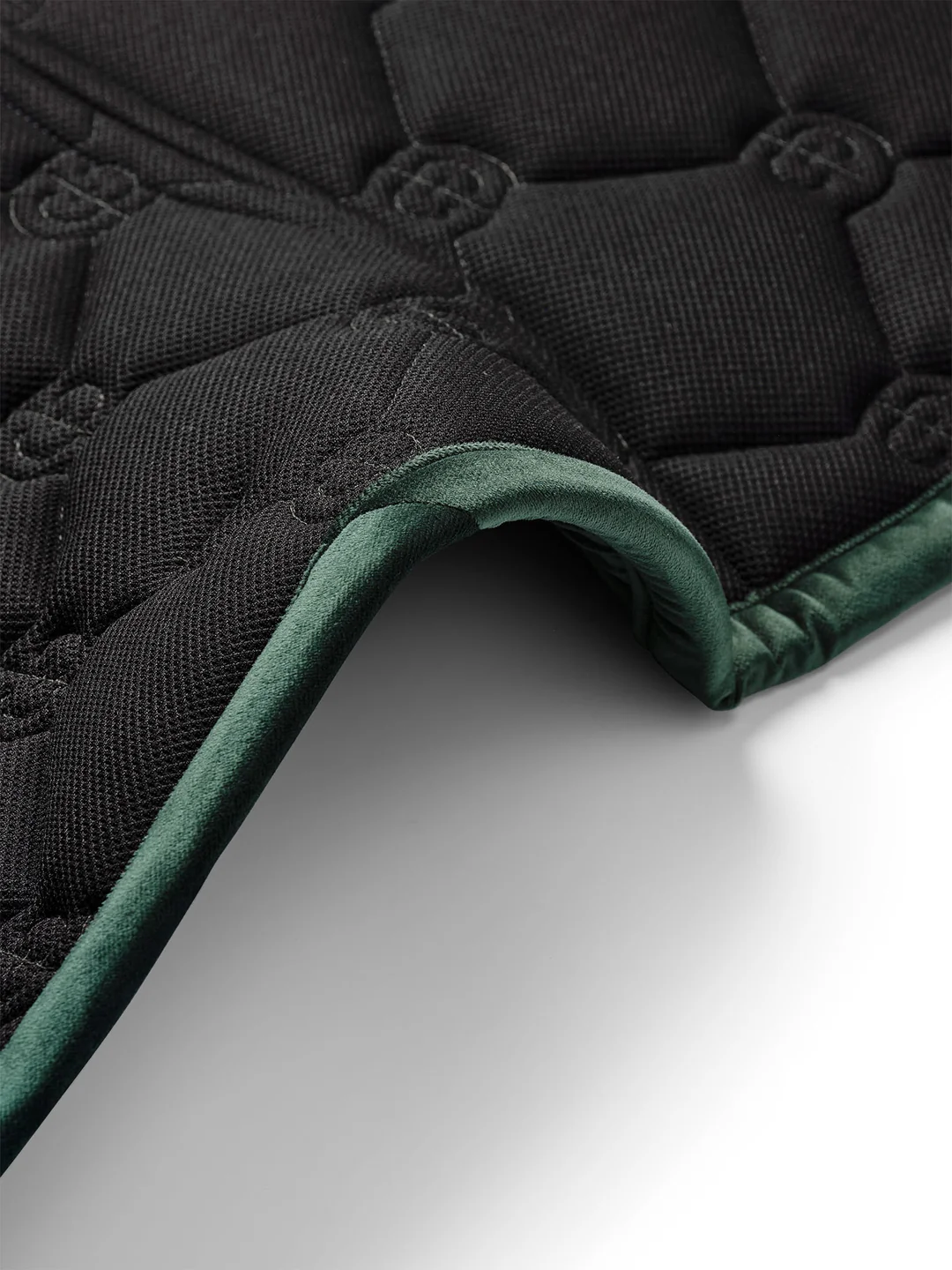 Equestrian Stockholm Jump Saddle Pad Velvet Sycamore Green - Image 5