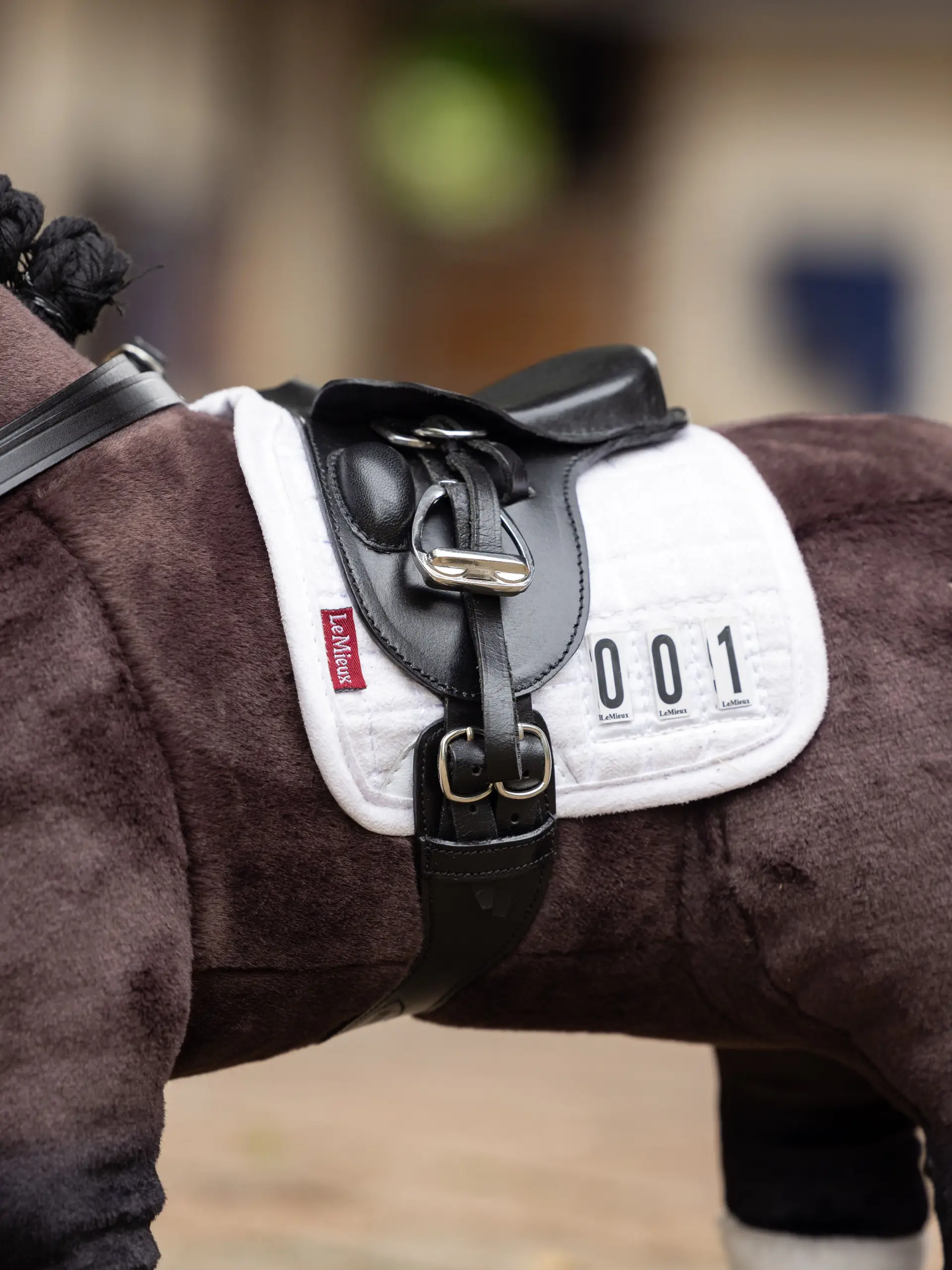 Toy Pony Dressage Saddle Black - Image 3