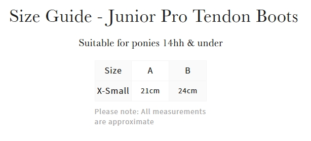 Junior Pro Tendon Boots Black - Image 5