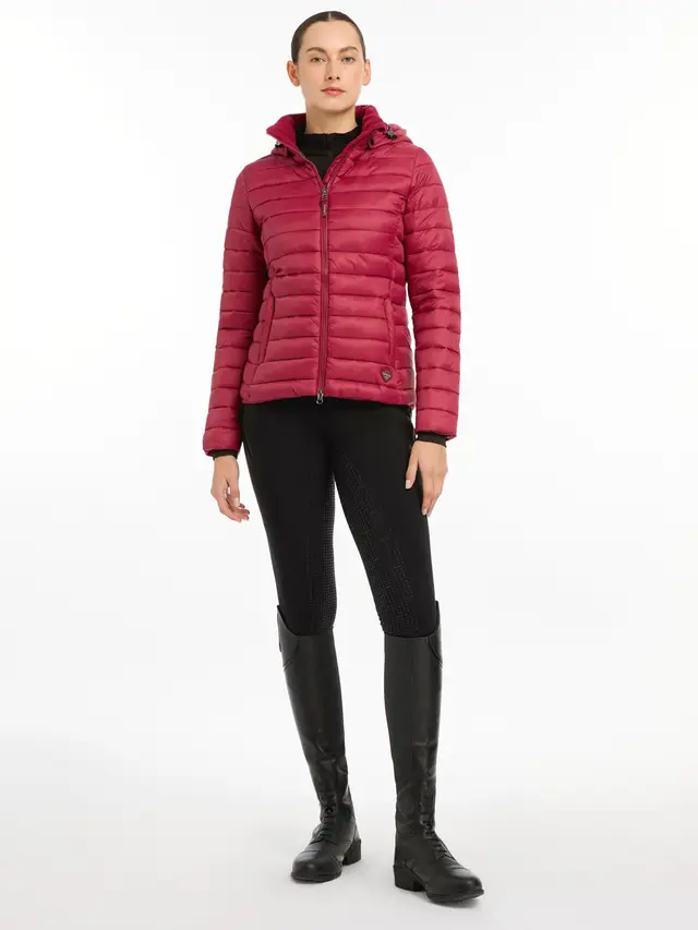 Tilly Hooded Puffer Jacket Ember - Image 5