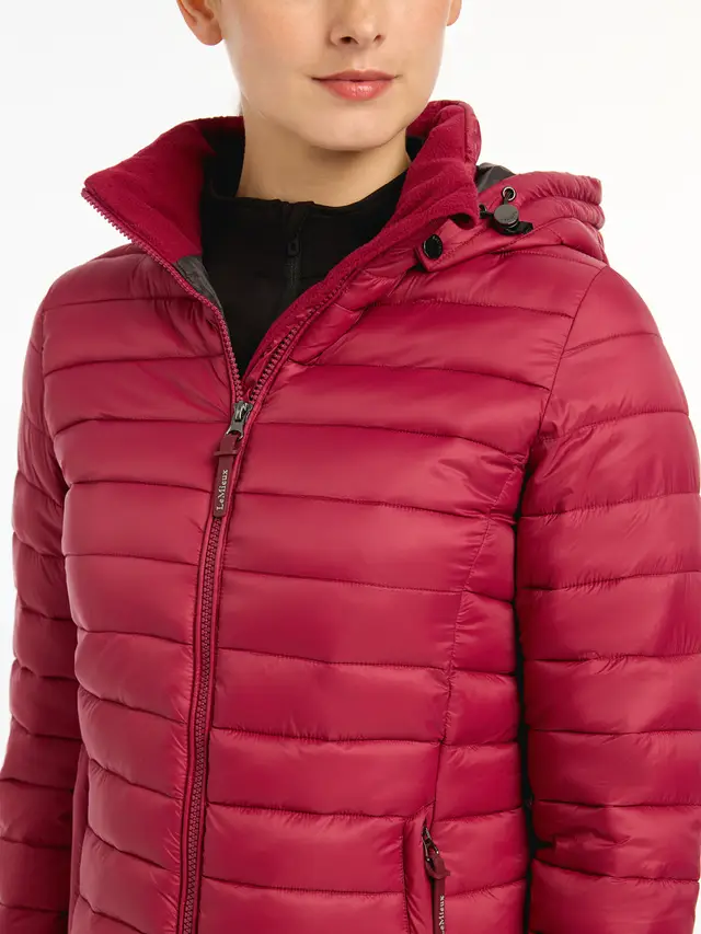 Tilly Hooded Puffer Jacket Ember - Image 4