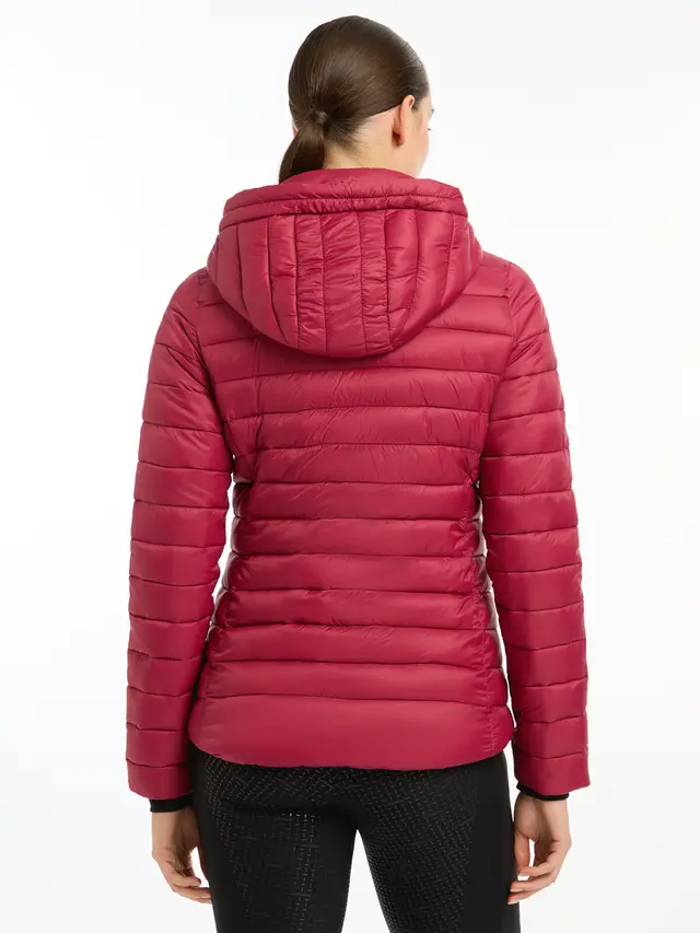 Tilly Hooded Puffer Jacket Ember - Image 3