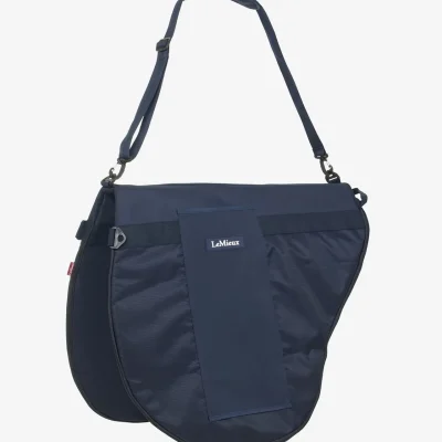 LeMieux GP Jump Saddle Cover - Waterproof Black Cover With Soft Fleece Lining For Horse Saddles