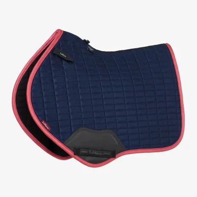 Suede Close Contact Square Navy/Cranberry-Large