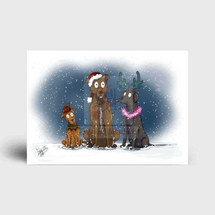Waggy Christmas Card Set (Pack of 10 cards) - Image 2