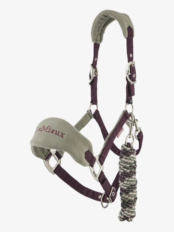 New Vogue Headcollar & Leadrope Damson