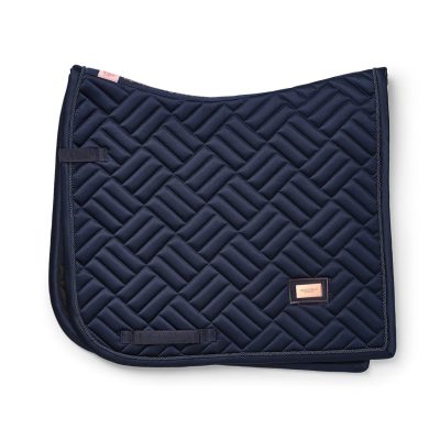 Equestrian Stockholm Dressage Saddle Pad Modern Lagoon Blush