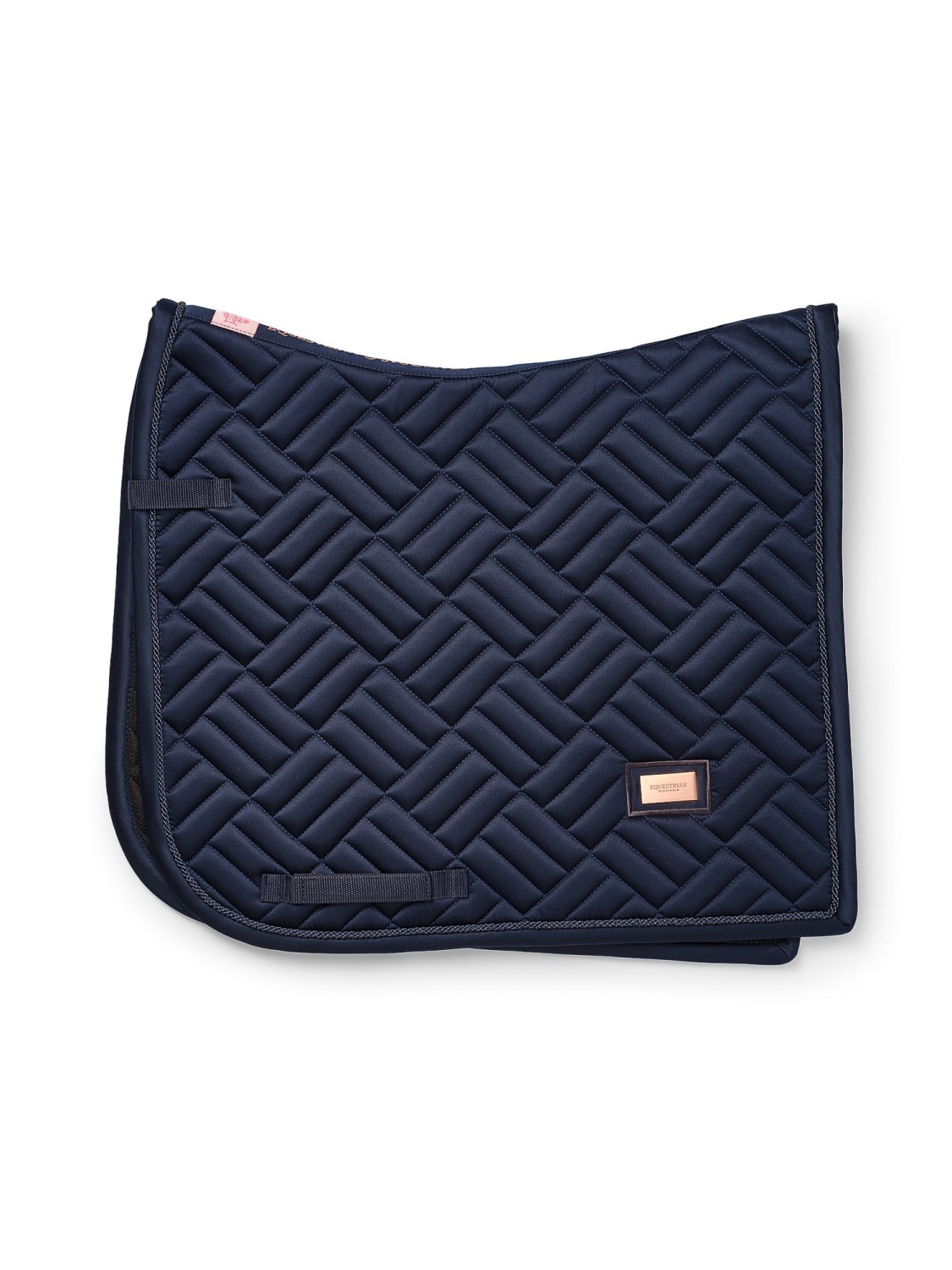 Equestrian Stockholm Dressage Saddle Pad Modern Lagoon Blush