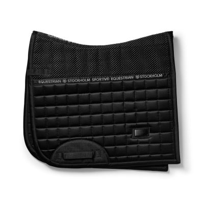 Equestrian Stockholm Dressage Saddle Pad Performance Black