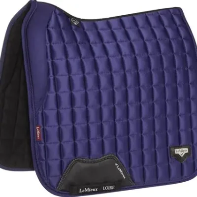 LeMieux Loire Memory Dressage Square Ink Blue-Full Size only
