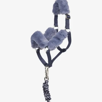 Hobby Horse Comfort Headcollar & Leadrope Navy