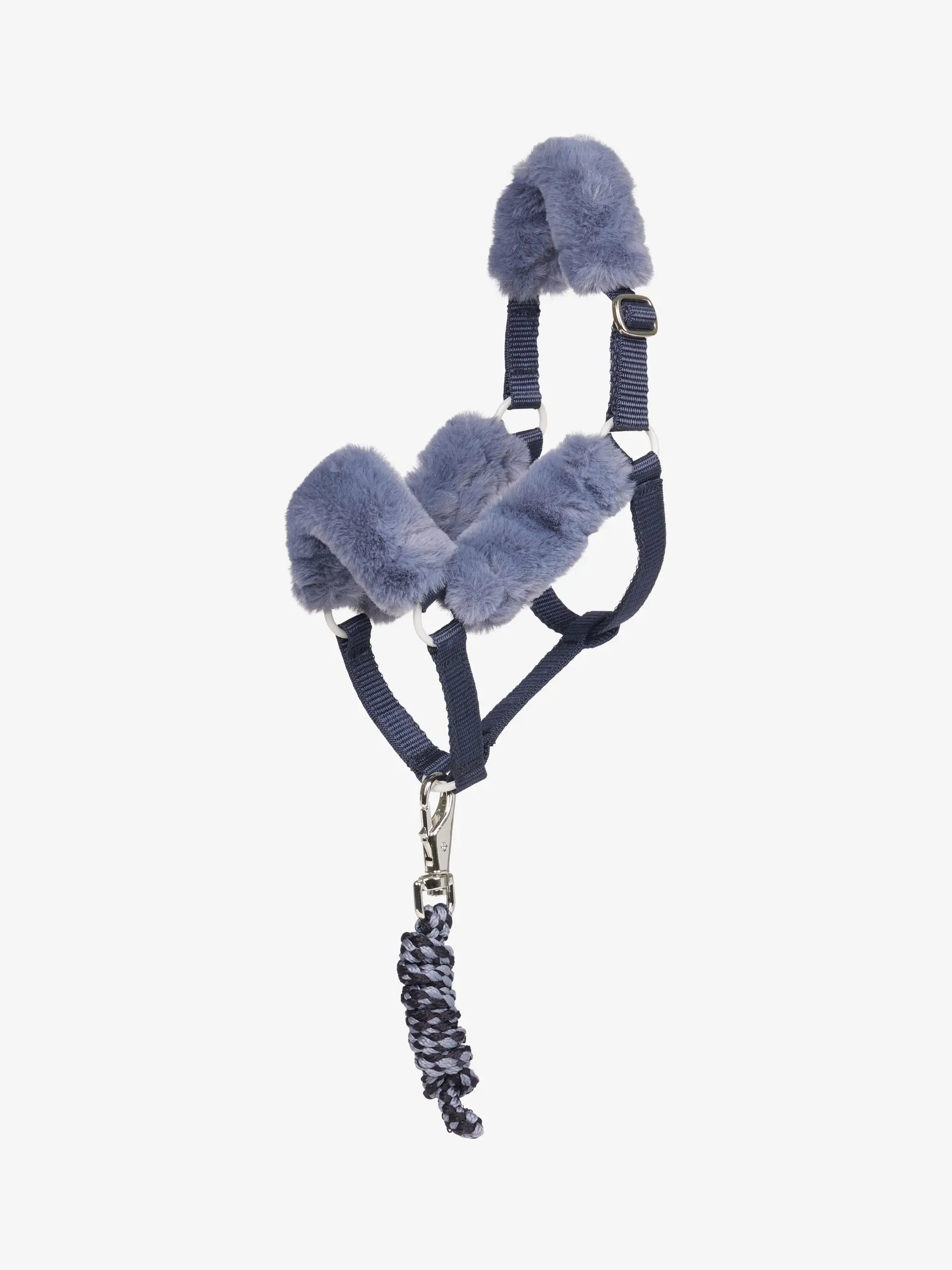 Hobby Horse Comfort Headcollar & Leadrope Navy