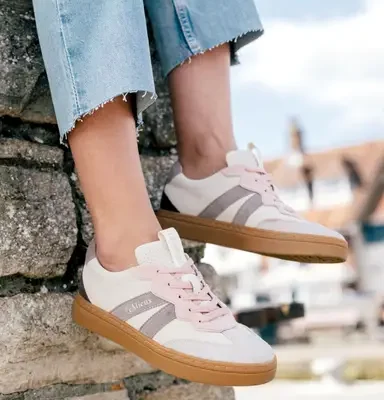 LeMieux Stockbridge Suede Lifestyle Trainers Stone