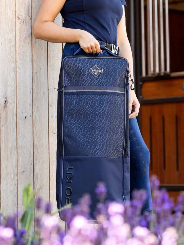 LeMieux Elite Pro Bridle Bag Navy - Image 3