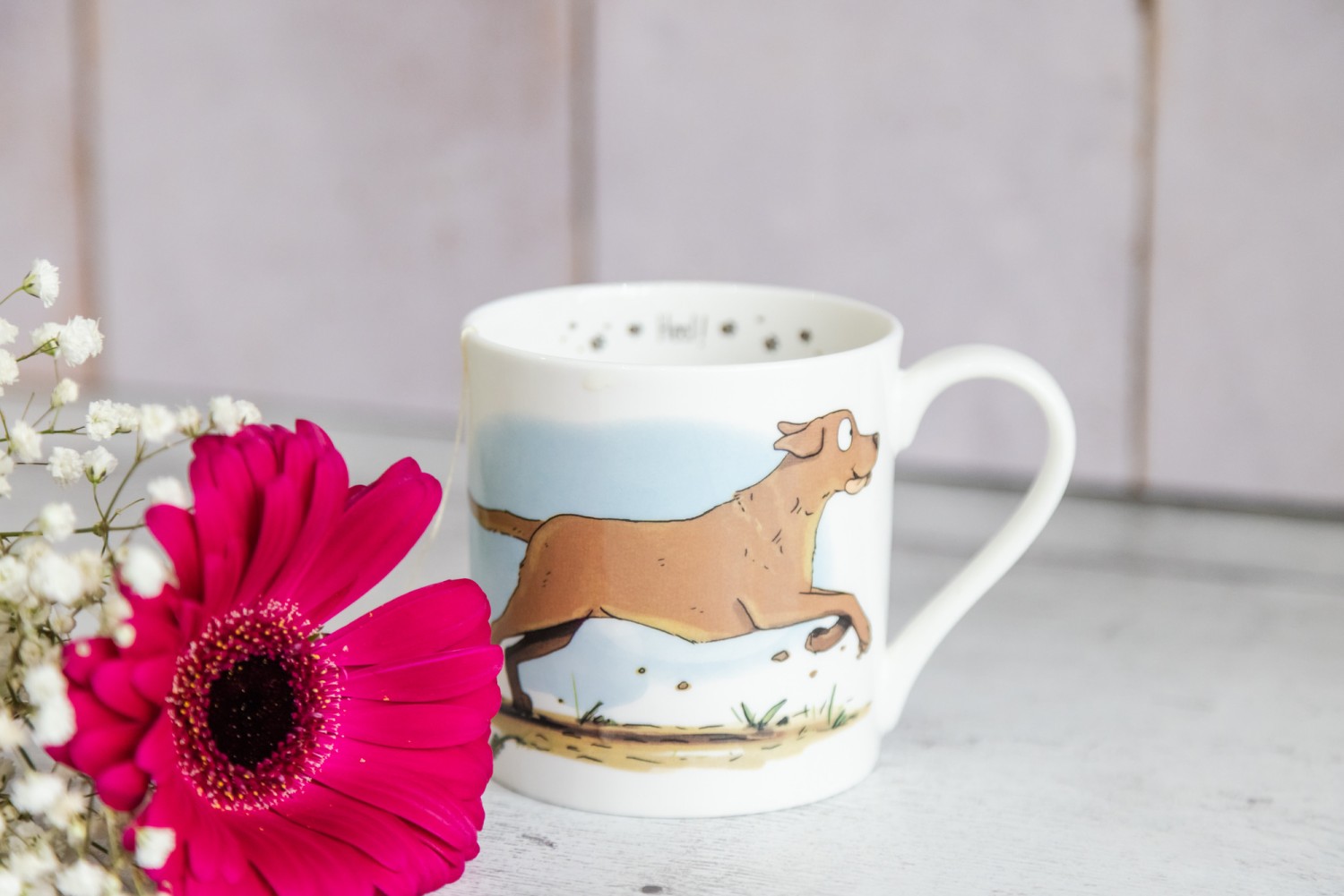 Emily Cole ‘Heel!’ Fine bone China Mug