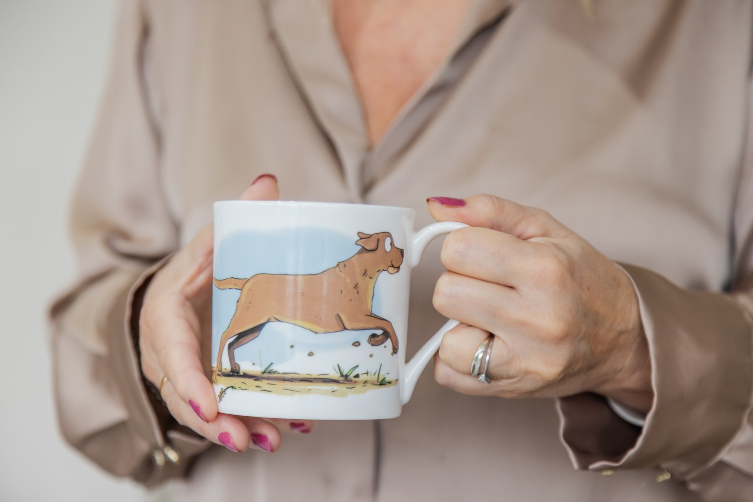 Emily Cole ‘Heel!’ Fine bone China Mug - Image 4