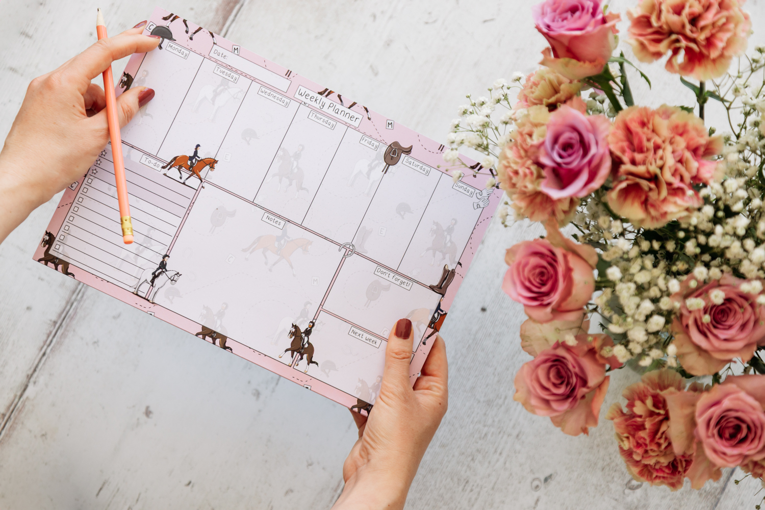 Dressage’ Weekly Desk Planner - Image 2