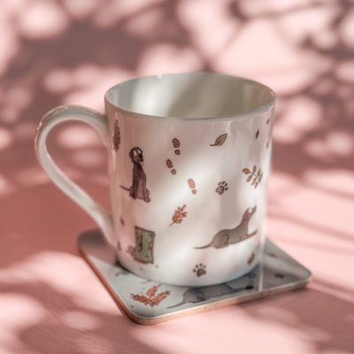 Emily Cole ‘Black Labrador’ Fine Bone China Mug
