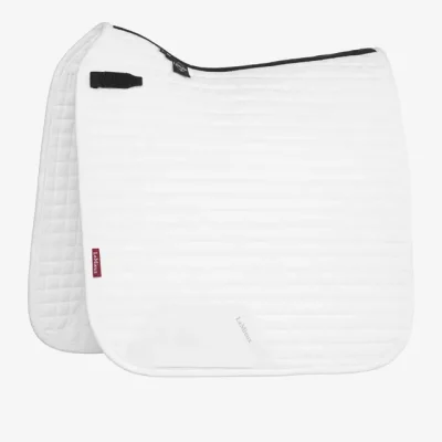 LeMieux Suede Dressage Square White-Large(Full Size)